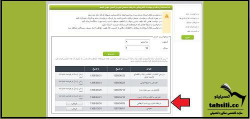 مراحل بازیابی شماره داوطلبی